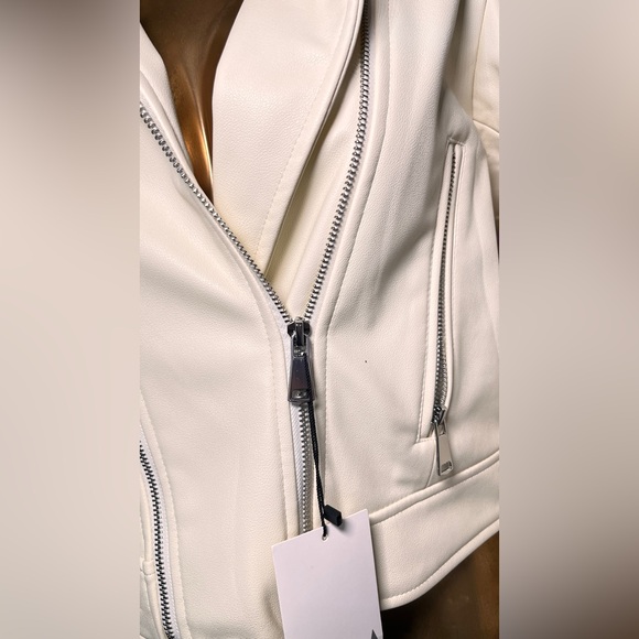 Zara Faux Leather Biker Jacket - Picture 7 of 7